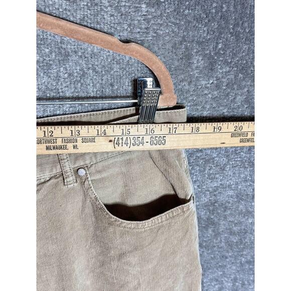 MICHAEL Michael Kors Tailored Fit Corduroy Jeans Mens‎ Size 34x30 Tan Pockets - Picture 6 of 9